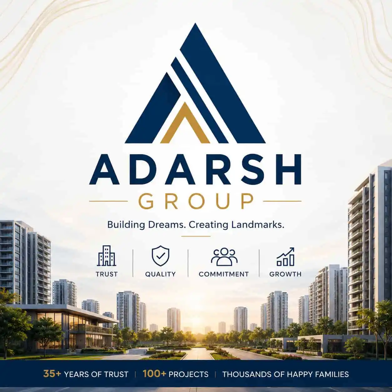 Adarsh Group official logo