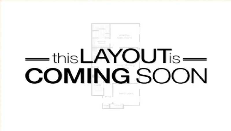 Adarsh Parkland - Sample layout of a 1,700 to 1,860 sq. ft. 3 BHK apartment