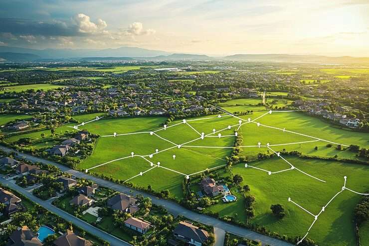 Adarsh Plots in Jakkur, artist impression