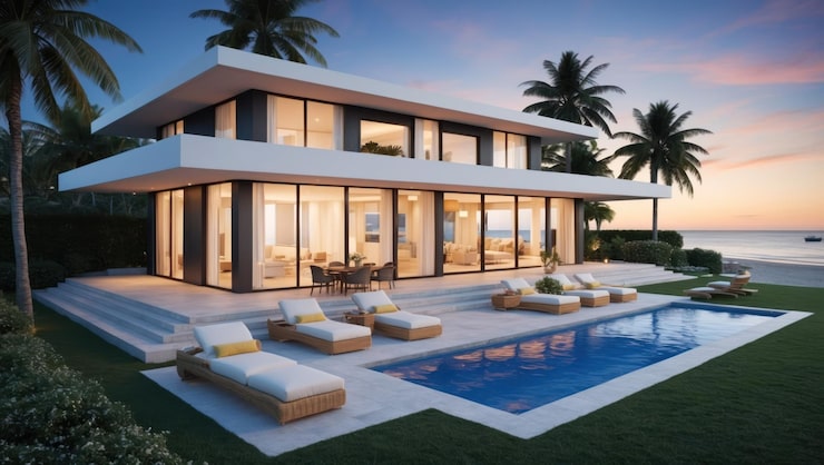 Adarsh Villas in Panathur, artist impression